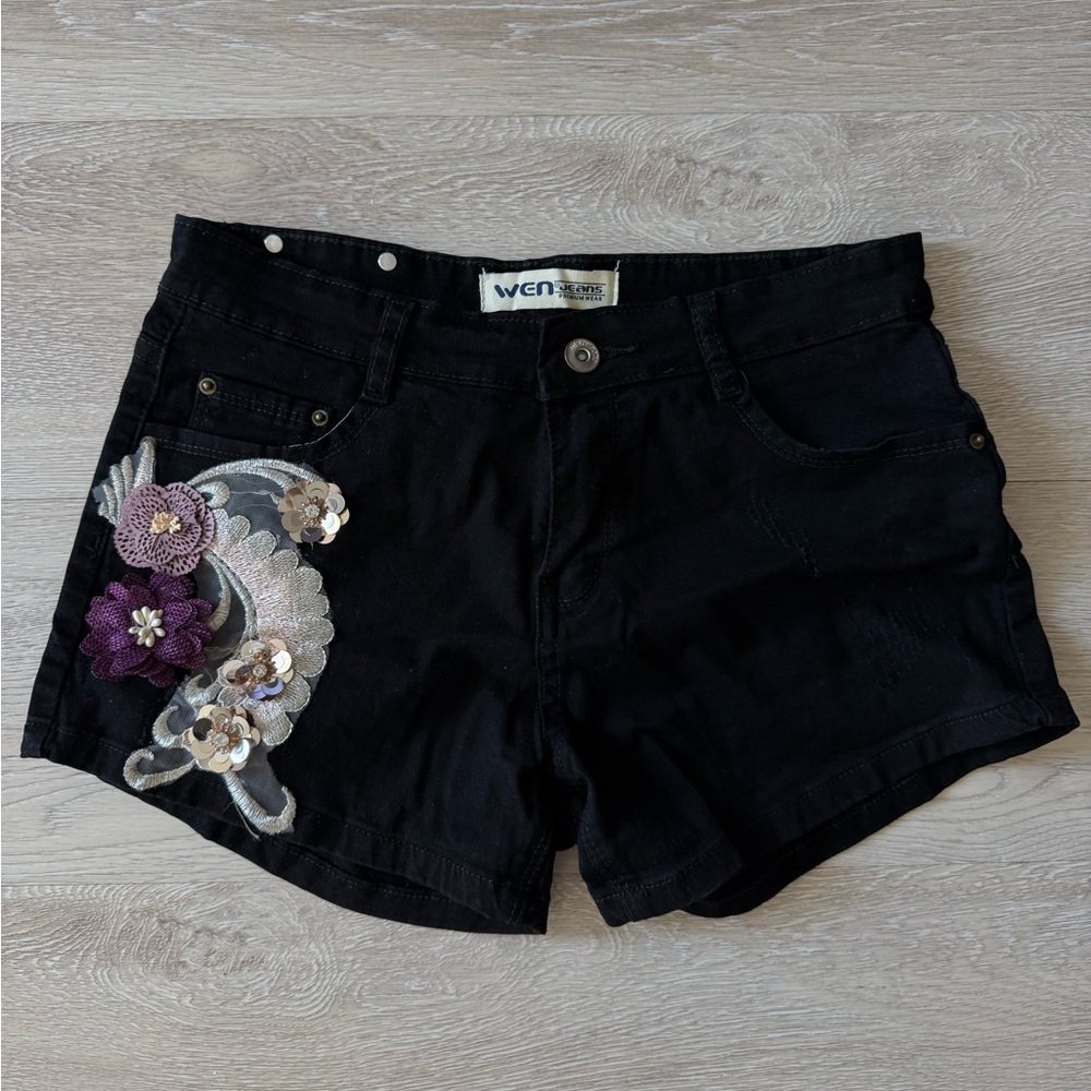WEN Black Shorts